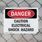 Signmission Caution Electrical Shock Hazard Danger Sign, Plastic, 10in W x 7in L, 2PK OS-2PACK-DS-P-710-L-2278 - alternate 5